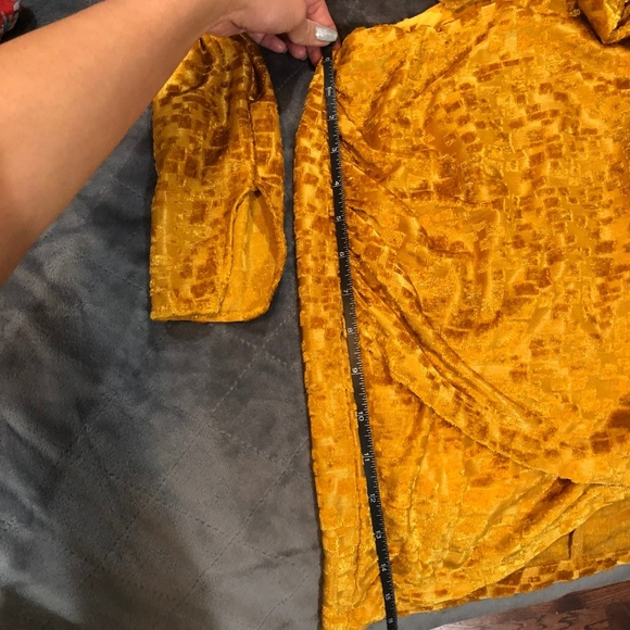 Mustard Mini Dress - Picture 7 of 8